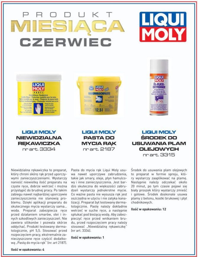 Liqui Moly - Produkt miesiąca